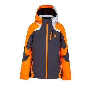Spyder Kids Jacket - Orange and Gray